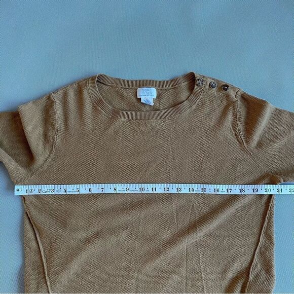 Sigrid Olsen Linen Blend Lightweight Sweater Top Women’s Size Medium - Picture 7 of 8
